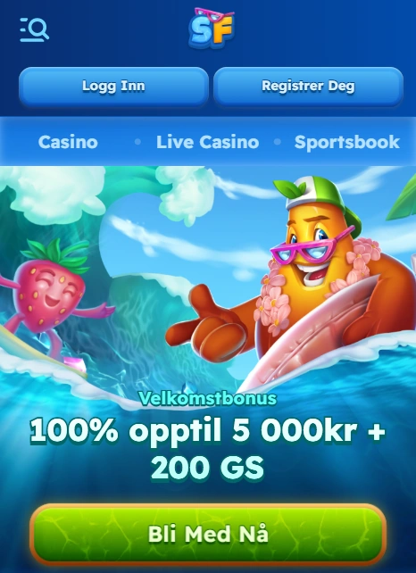 Spinfest Casino mobilnettside